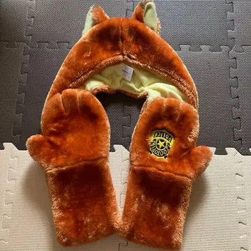 디즈니 머플러 포함 팬캡 주토피아 닉