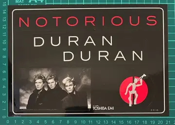 초초레어 당시 Duran Duran Notorious 스티커
