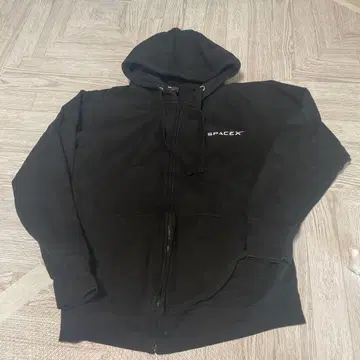 SpaceX 블랙 후드티 S 사이즈