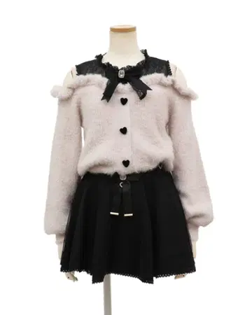 LIZLISA 레이어드 스타일 어깨 트임 니트