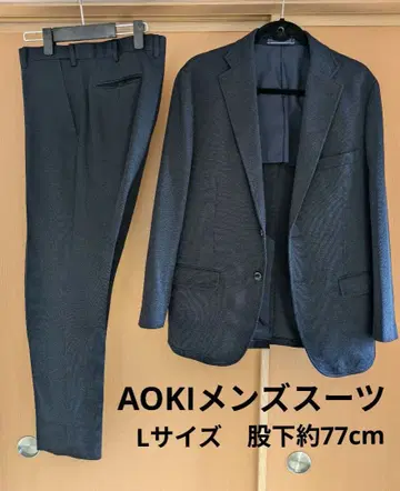 AOKI 남성용 수트 L 사이즈 메쉬 소재 인심 약 77cm