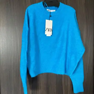 [ 미사용 새상품 ] ZARA 니트 블루
