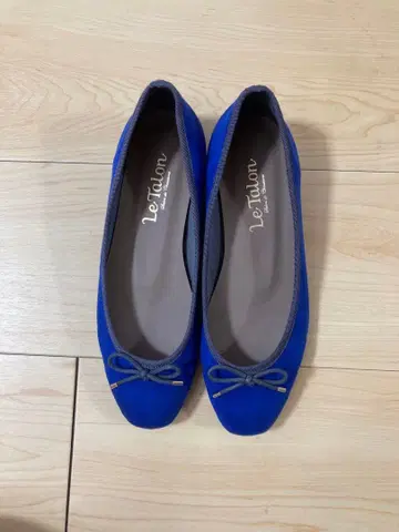 22cm Le Talon 탈론 파란 리본 포함 발레 슈즈