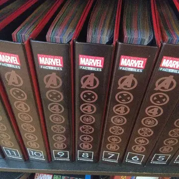MARVEL FACT FILES 4.5.6권 세트