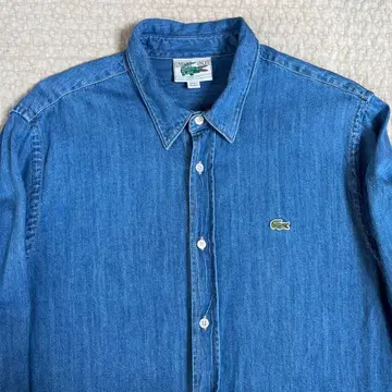 Lacoste 데님 셔츠 긴팔 US M