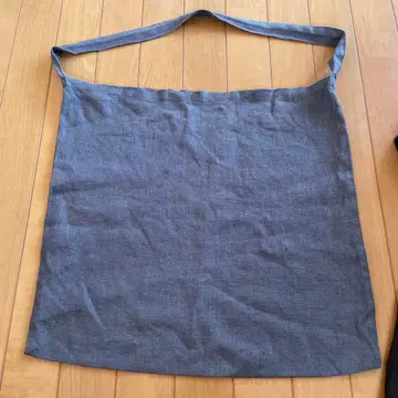 fog linen work 린넨 100% 그레이 숄더백