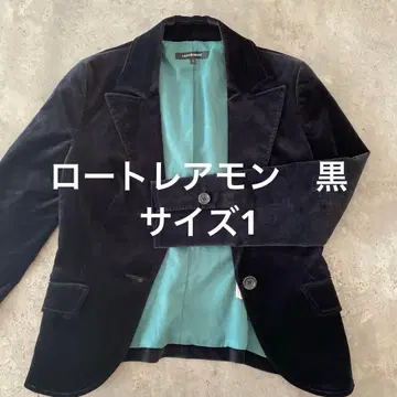 LAUTREAMONT 블랙 벨벳 자켓 1 새상품급