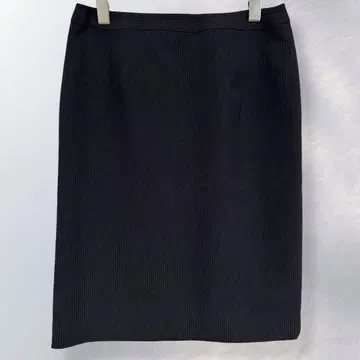스트라이프 타이트 스커트 무릎 기장 심플  오피스 심플 [ i465