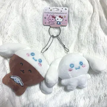 체고심 산리오 popup 봉제 인형 페어 마스코트 시나몬 롤