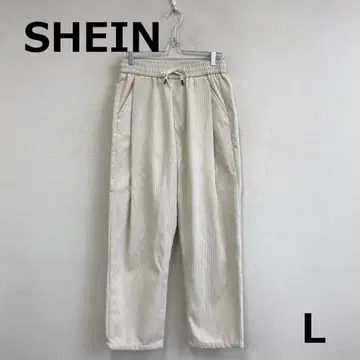 A1119C06 [ SHEIN ] 원턱 코듀로이 팬츠