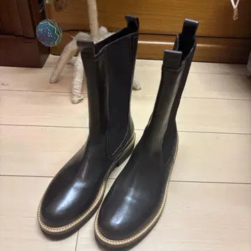 PASCUCCI 가죽 사이드 고어 부츠