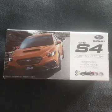 SUBARU WRX S4 부딪히지 않아!? 미니카 미사용 새상품