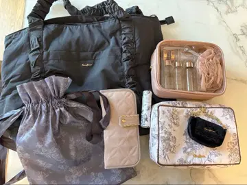 Francfranc 클래식 플라워 트래블 백 외