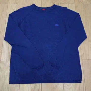 Canterbury 네이비 얇은 소재 니트 스웨터 M 사이즈