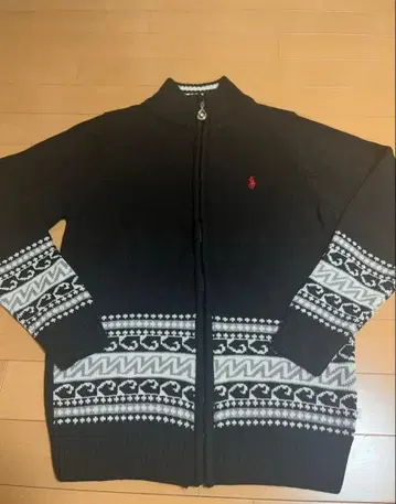 폴로 랄프로렌 리메이크 니트 자켓 노르딕 무늬