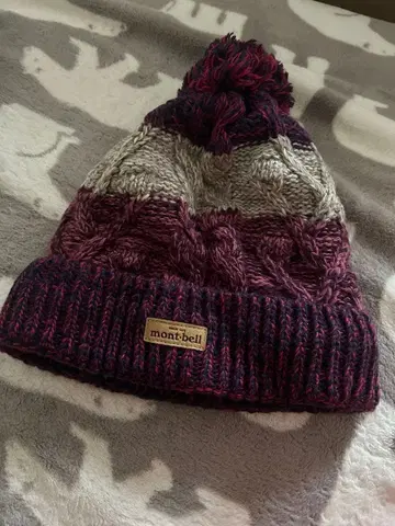 mont bell 몽벨 니트 모자 핑크