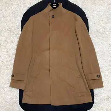 [ 새상품급 ] 캐서린 햄넷 런던 캐시미어 혼방 스텐카라 코트 M