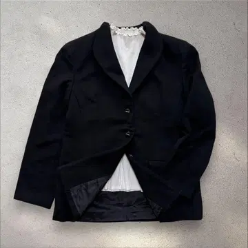 [캐시미어 100%] 새상품급 테일러드 자켓 블랙 일본제 포멀 가을/겨울