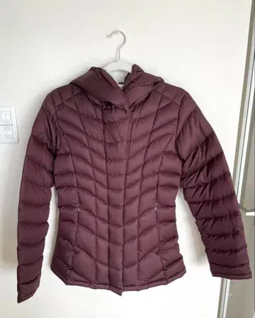 파타고니아 롱 다운 자켓 롱 코트 방한 여성용 S 후드 부착