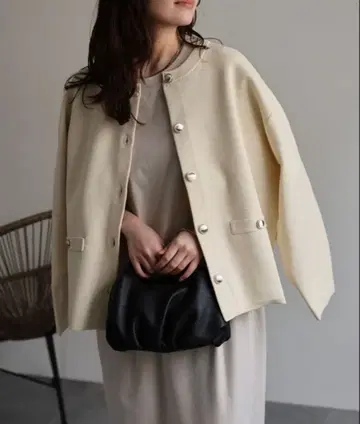 ap retro 메탈 버튼 니트 가디건