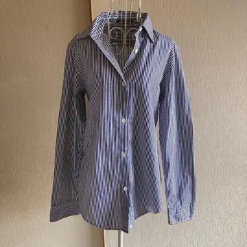 DEUXIME CLASSE 긴팔 스트라이프 셔츠 사이즈 38(M)
