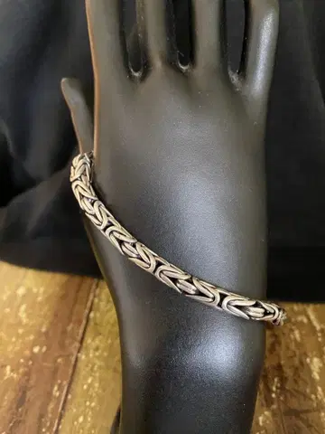 크메르 팔찌 실버 남성용 아시안 캄보디아