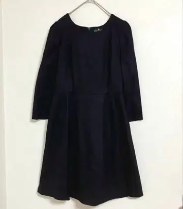 T429 [칼 파크 레인] 원피스 긴팔 9호 다크 네이비
