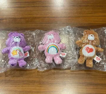 케어베어 봉제 인형 키링 3종 세트