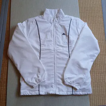 아디다스 골프 여성용 골프 점퍼 화이트 L 사이즈