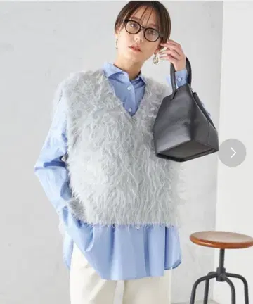 에코 퍼 니트 베스트