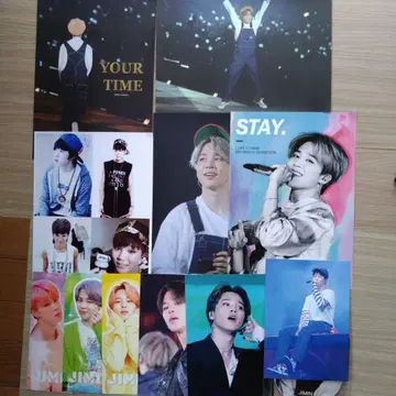 BTS JIMIN 지민 미니 포스터 미니 슬로건 덤 포함 솔로 & 커버