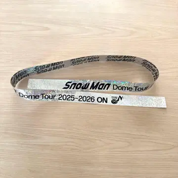Snow Man 돔 투어 2025-2026 은색 테이프