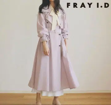 프레이 아이디 핑크 라이트 플레어 트렌치코트 사이즈 1
