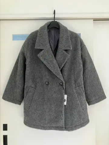 GRL 샤기 테일러드 코트 그레일 프리 사이즈