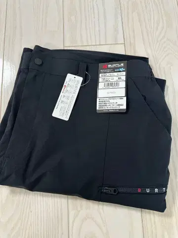 BURTLE 숏 카고 팬츠 9707 블랙 6L