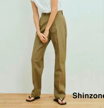 THE SHINZONE HIGH WAIST CHINOPANTS 38