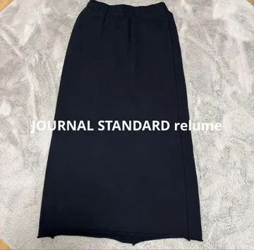 저널 스탠다드 리룸 맨투맨 스커트 블랙