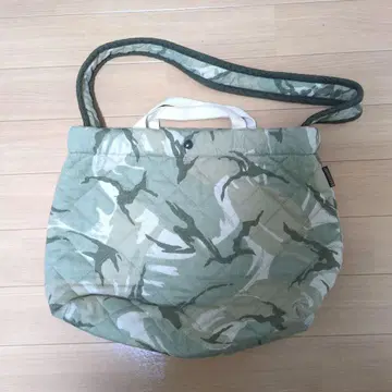 라벤햄 카모플라쥬 퀼팅 토트백