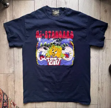 [ 당일 발송 ] Hi-STANDARD THE GIFT T셔츠 네이비