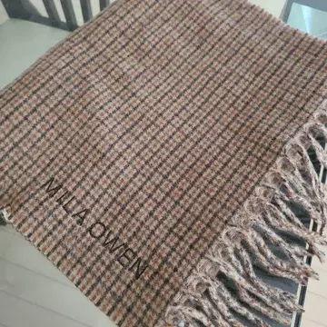 Nila Owen 체크 무늬 스톨 F