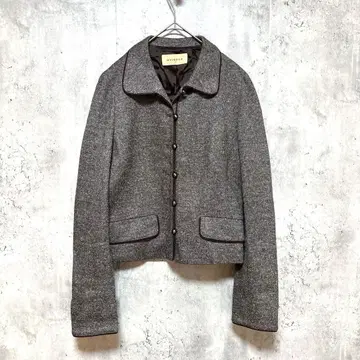 [ avienne ] 여성용 자켓 짙은 갈색 브라운 38 사이즈 M 포켓