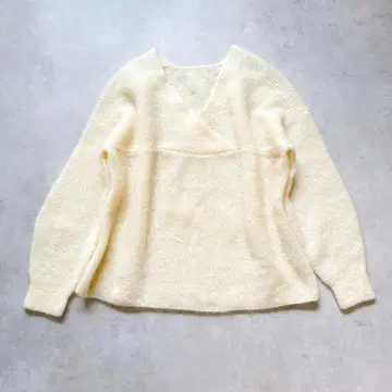 쉽스 SHIPS 모헤어 모헤어 니트 V넥