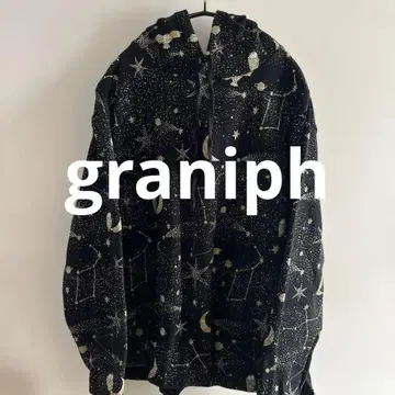 그라니프 올 패턴 후디 후드티 M