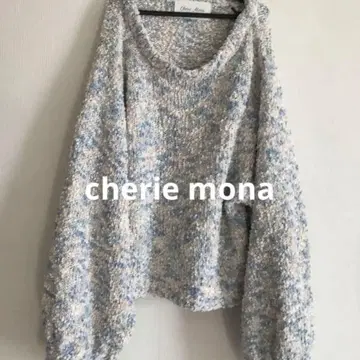 cherie mona 솜사탕 폼폼 니트