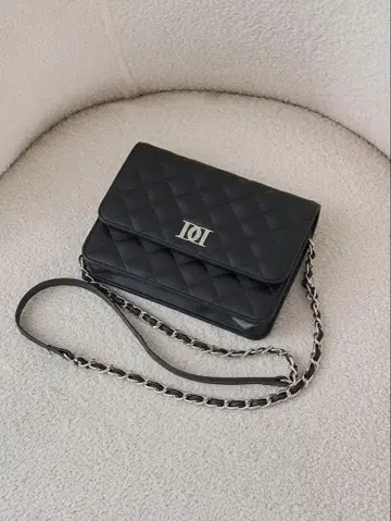 darich DD 로고 퀼팅 트래블 세트 블랙 다리치 백