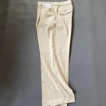 UNIQLO 히트텍 턱 테이퍼드 팬츠/긴 길이 내추럴 미사용 새상품