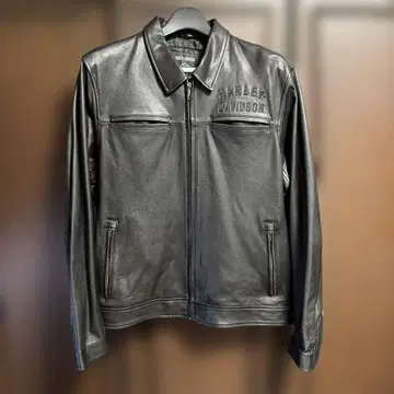 HARLEY-DAVIDSON 블랙 가죽 자켓
