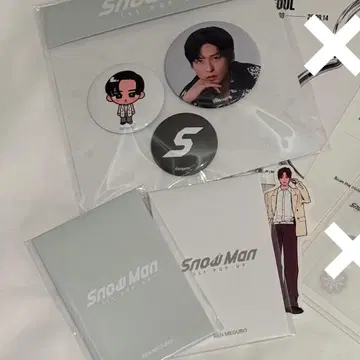 Snow Man 팝업 굿즈 메구로 렌 세트