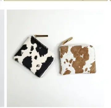 송치 L형 지갑 이탈리아 가죽