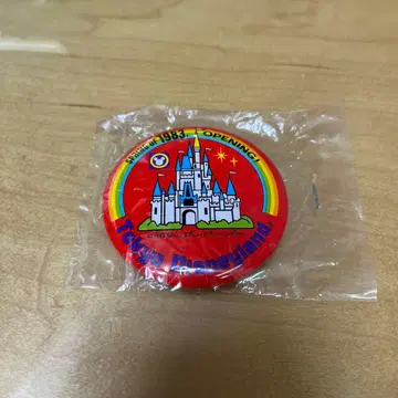 도쿄 디즈니랜드 1983년 그랜드 오픈 캔뱃지